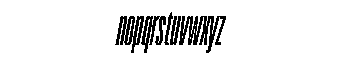 TT Bluescreens Trl Cnd Md It Font LOWERCASE