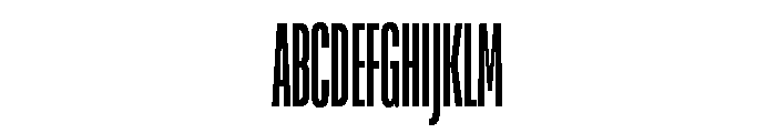 TT Bluescreens Trl Cnd Md Font UPPERCASE