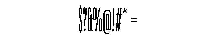 TT Bluescreens Trl Cnd Rg Font OTHER CHARS