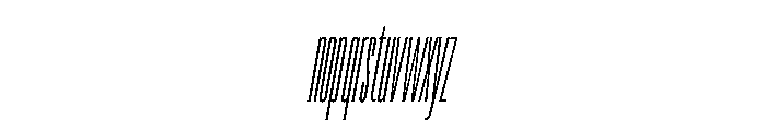 TT Bluescreens Trl Cnd Th It Font LOWERCASE