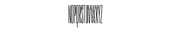TT Bluescreens Trl Cnd Th Font UPPERCASE