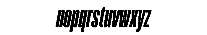 TT Bluescreens Trl Cnd XBd It Font LOWERCASE