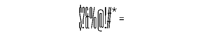 TT Bluescreens Trl Cnd XLt Font OTHER CHARS