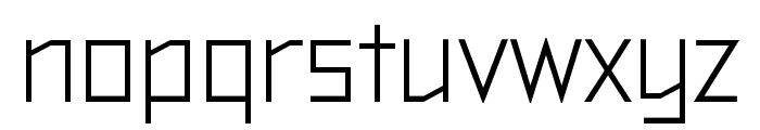 TT Bricks Trial Regular Font LOWERCASE