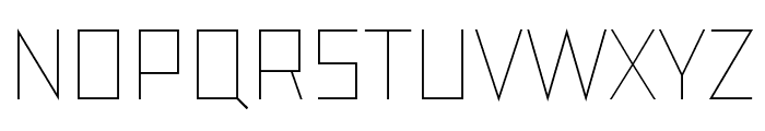 TT Bricks Trial Thin Font UPPERCASE