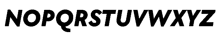 TT Chocolates Trl ExtraBold It Font UPPERCASE