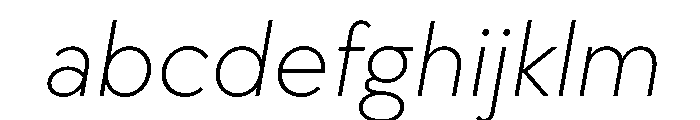 TT Chocolates Trl ExtraLight It FONT