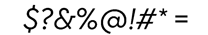 TT Chocolates Trl Italic Font OTHER CHARS