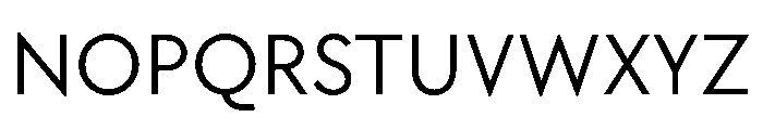 TT Chocolates Trl Regular Font UPPERCASE