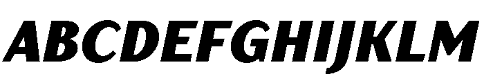 TT Drugs Trl Cnd Black Italic Font UPPERCASE