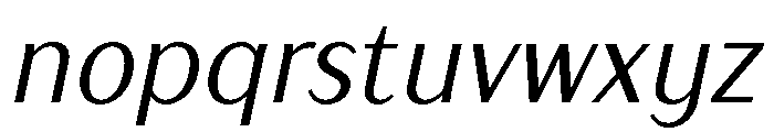 TT Drugs Trl Cnd Italic Font LOWERCASE