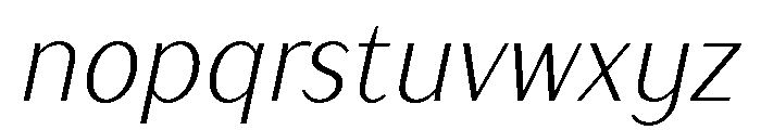 TT Drugs Trl Cnd Light Italic Font LOWERCASE