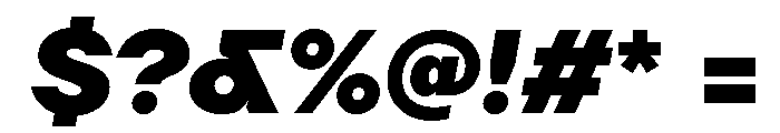 TT Firs Neue Trl ExtraBold It Font OTHER CHARS