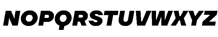 TT Firs Neue Trl ExtraBold It Font UPPERCASE
