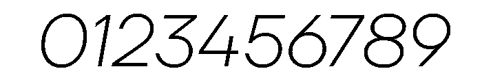 TT Firs Neue Trl ExtraLight It Font OTHER CHARS