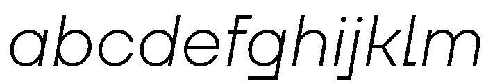 TT Firs Neue Trl ExtraLight It FONT