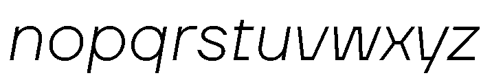 TT Firs Neue Trl ExtraLight It Font LOWERCASE