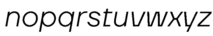 TT Firs Neue Trl Light It Font LOWERCASE