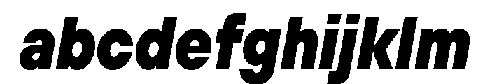 TT Hoves Pro Trl Cnd Black Italic FONT