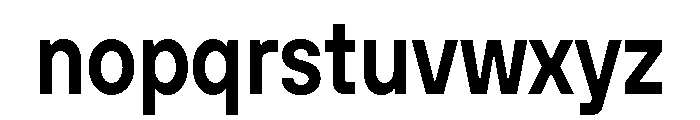 TT Hoves Pro Trl Cnd DemiBold Font LOWERCASE