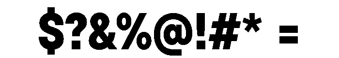 TT Hoves Pro Trl Cnd ExtraBold Font OTHER CHARS