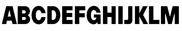 TT Hoves Pro Trl Cnd ExtraBold Font UPPERCASE