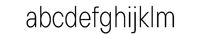 TT Hoves Pro Trl Cnd ExtraLight FONT