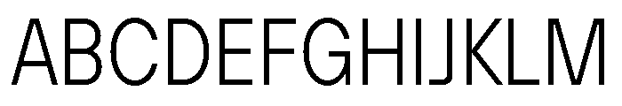 TT Hoves Pro Trl Cnd Light Font UPPERCASE