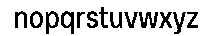 TT Hoves Pro Trl Cnd Medium Font LOWERCASE