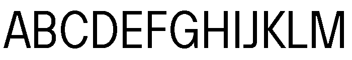 TT Hoves Pro Trl Cnd Regular Font UPPERCASE