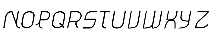 TT-Italic Font UPPERCASE