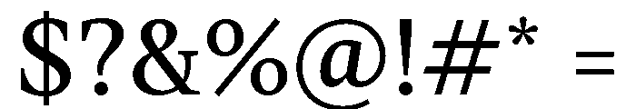 TT Jenevers Trl Regular Font OTHER CHARS