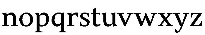 TT Jenevers Trl Regular Font LOWERCASE