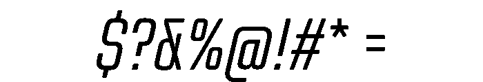 TT Lakes Neue Trl Cmd It Font OTHER CHARS