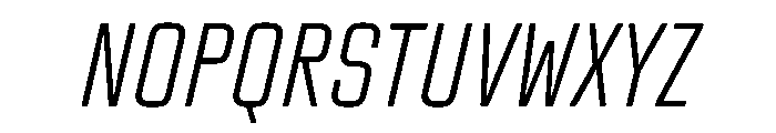 TT Lakes Neue Trl Cmd Lt It Font UPPERCASE