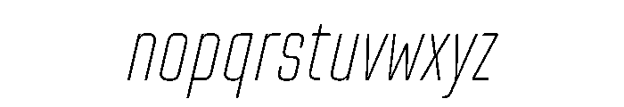 TT Lakes Neue Trl Cmd Th It Font LOWERCASE