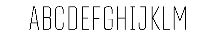 TT Lakes Neue Trl Cmd Th Font UPPERCASE