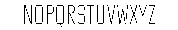 TT Lakes Neue Trl Cmd Th Font UPPERCASE