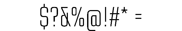 TT Lakes Neue Trl Cmd XLt Font OTHER CHARS
