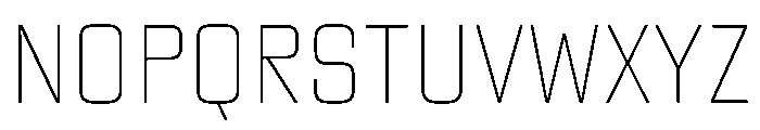 TT Lakes Neue Trl Cnd Th Font UPPERCASE