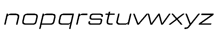 TT Lakes Neue Trl Exp Lt It Font LOWERCASE
