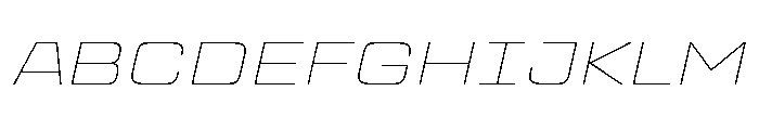TT Lakes Neue Trl Exp Th It Font UPPERCASE