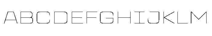 TT Lakes Neue Trl Exp Th Font UPPERCASE