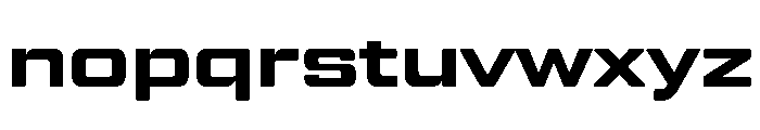 TT Lakes Neue Trl Exp XBd Font LOWERCASE