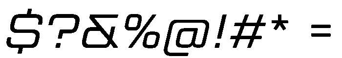 TT Lakes Neue Trl Ext It Font OTHER CHARS