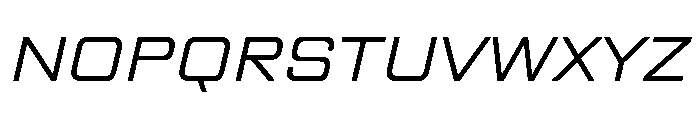 TT Lakes Neue Trl Ext It Font UPPERCASE