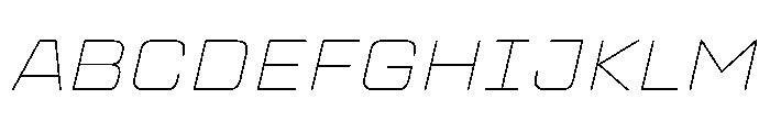TT Lakes Neue Trl Ext Th It Font UPPERCASE