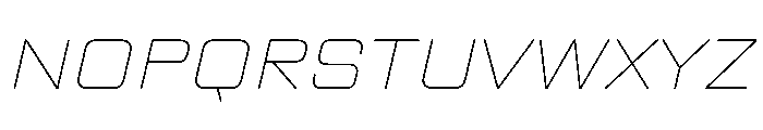 TT Lakes Neue Trl Ext Th It Font UPPERCASE