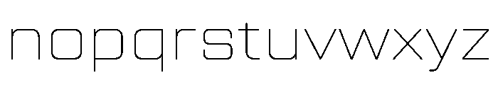 TT Lakes Neue Trl Ext Th Font LOWERCASE