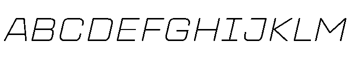 TT Lakes Neue Trl Ext XLt It Font UPPERCASE